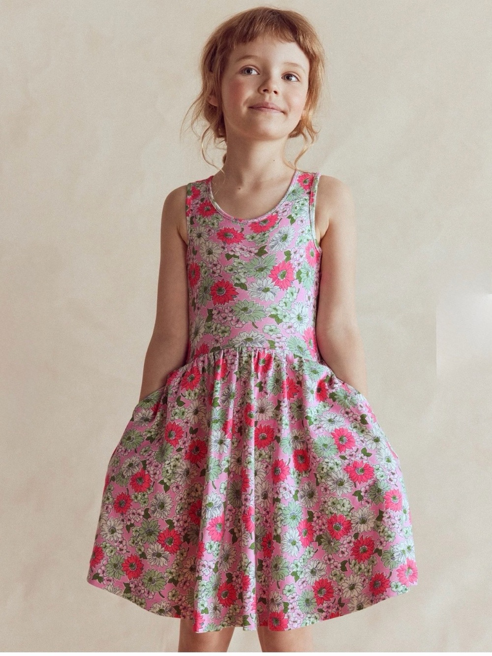 Mini Boden Twirly Jersey Dress